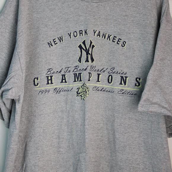 Lee Sport Other - VTG Lee Sport NY Yankees 1999 World Series Champions XXL Gray Official T-shirt